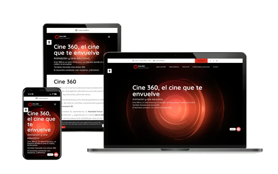 Diseño web cine360